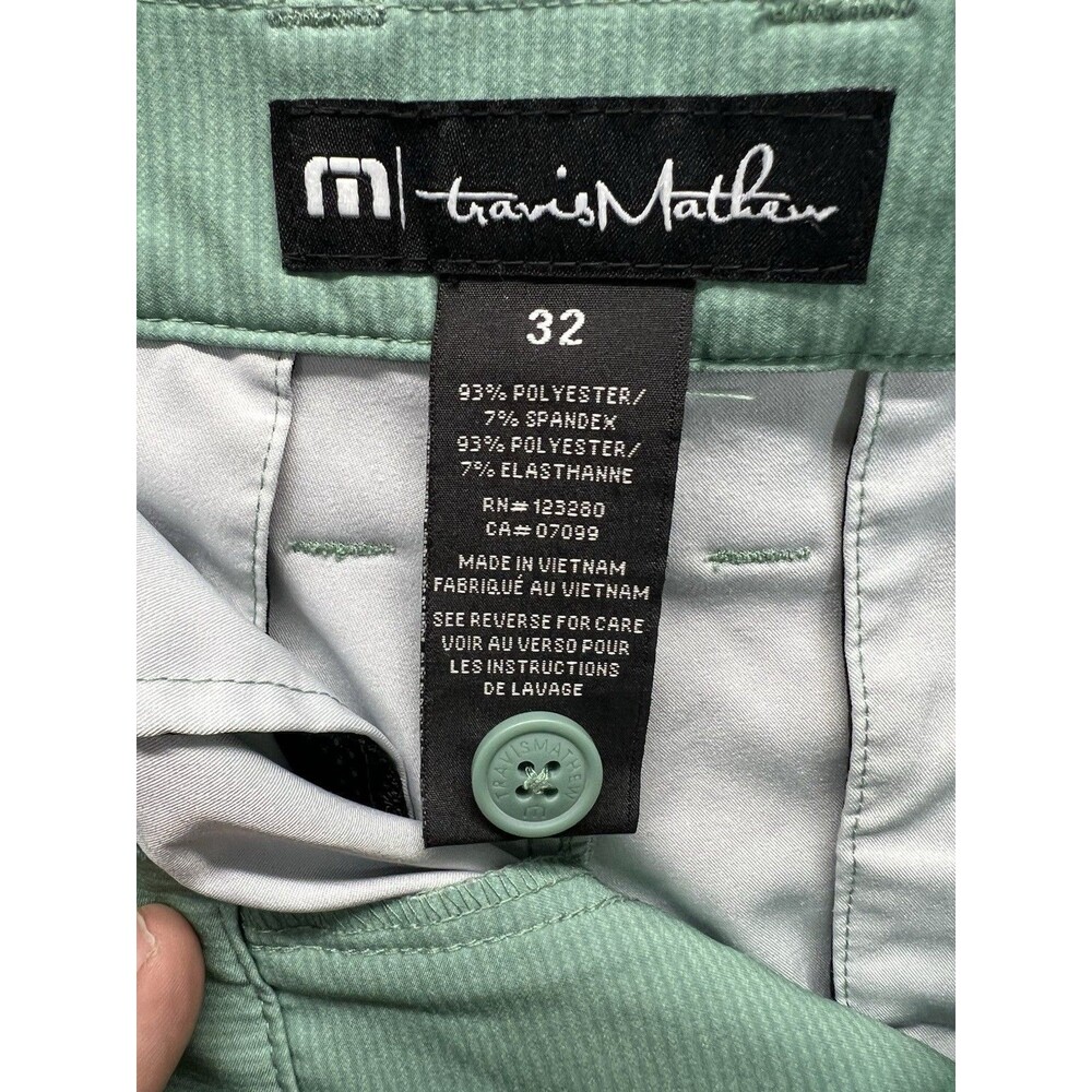 Travis Mathew Men's Light Sage Green Pants - Picture 5 of 8